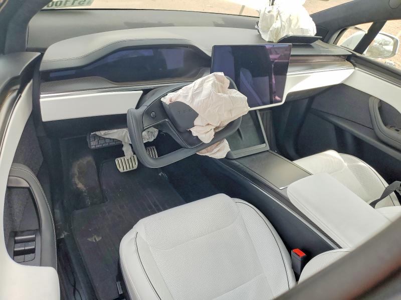 2022 Tesla Model x VIN 7SAXCBE66NF339890 COPART salvage auction — FRONT END, Il - Salvage Certificate, sold $10,400 on 2026-07-14 (photo 8)