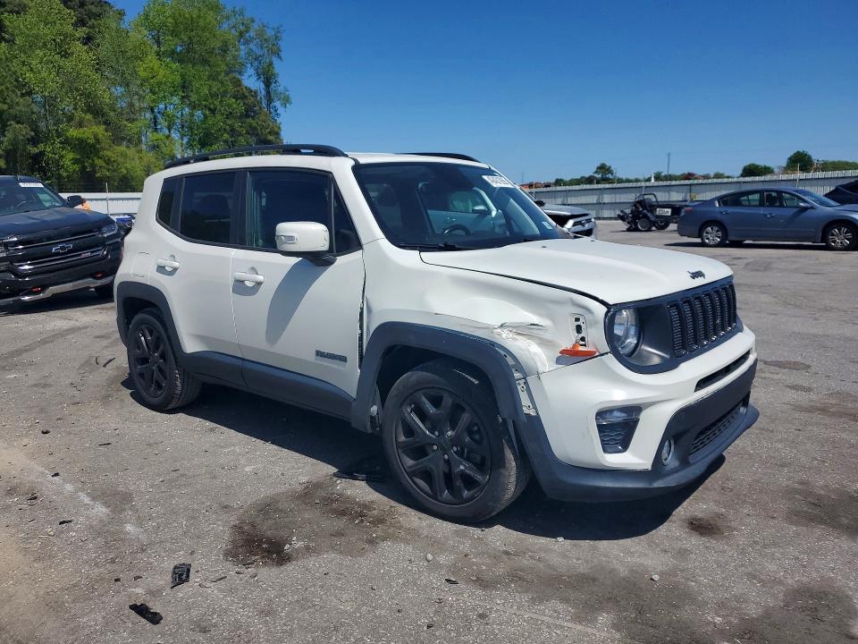 2019 Jeep Renegade VIN ZACNJABB6KPJ75015 COPART salvage auction — FRONT END, Nc - Salvage Certificate Of Title, sold $300 on 2026-07-16 (photo 4)