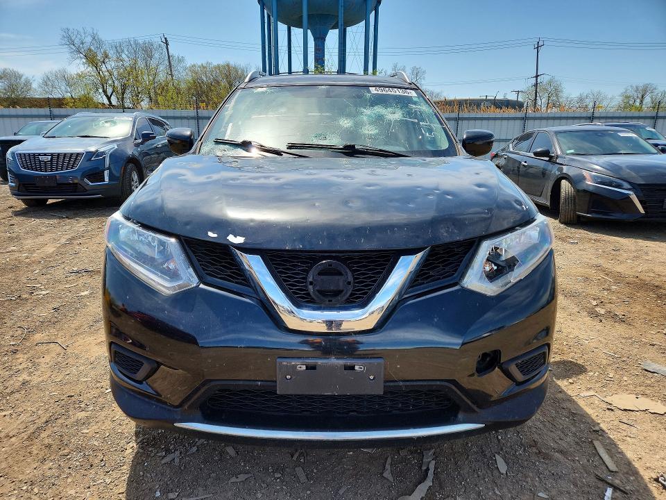 2016 Nissan VIN KNMAT2MV5GP638601 COPART salvage auction — HAIL, Il - Salvage Certificate, sold $1,000 on 2026-07-31 (photo 5)
