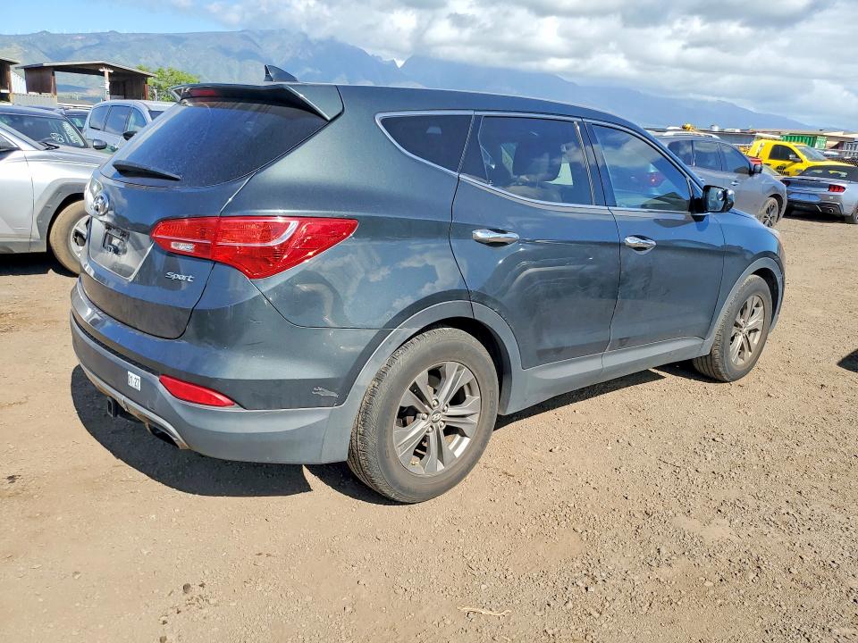2013 Hyundai Santa fe VIN 5XYZU3LB6DG015662 COPART salvage auction — SIDE, Hi - Certificate Of Salvage, sold $300 on 2026-07-13 (photo 3)