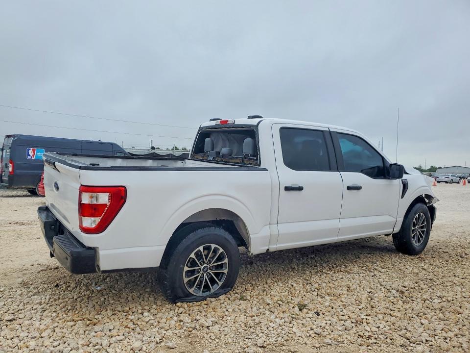 2021 Ford F-150 VIN 1FTEW1CB2MKD60470 COPART salvage auction — FRONT END, Tx - Salvage Vehicle Title, sold $2,000 on 2026-07-02 (photo 3)