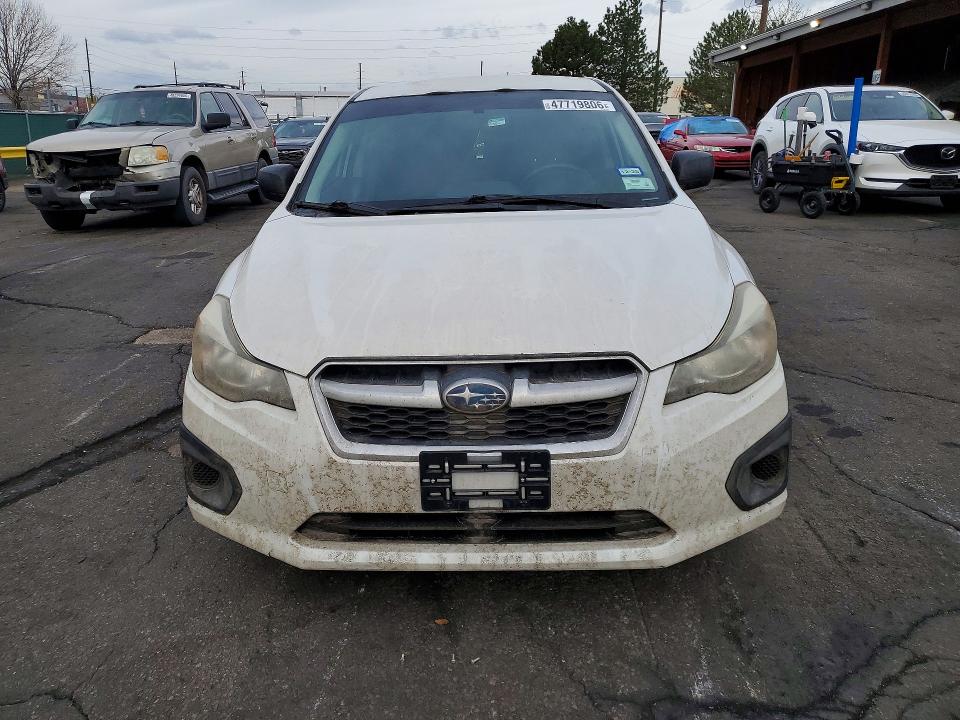 2014 Subaru Impreza VIN JF1GPAA65EH334767 COPART salvage auction — HAIL, Tx - Certificate Of Title, sold $2,050 on 2026-07-28 (photo 5)