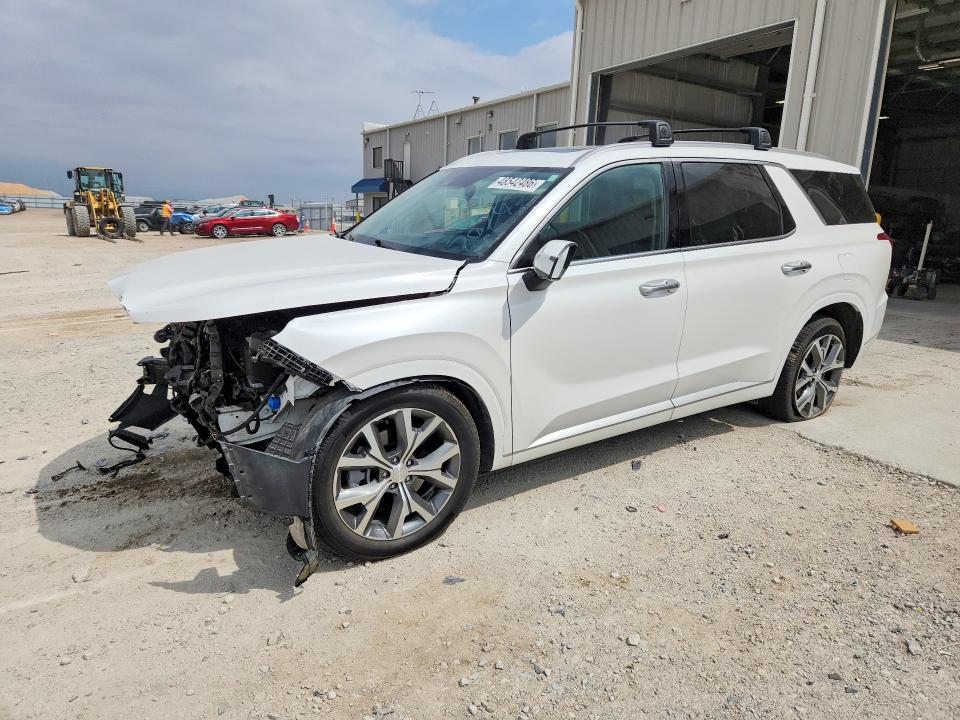 2022 Hyundai Palisade VIN KM8R5DHE2NU460613 COPART salvage auction — FRONT END, Ne - Cert Of Title-Salvage, sold $4,150 on 2026-07-07 (photo 1)