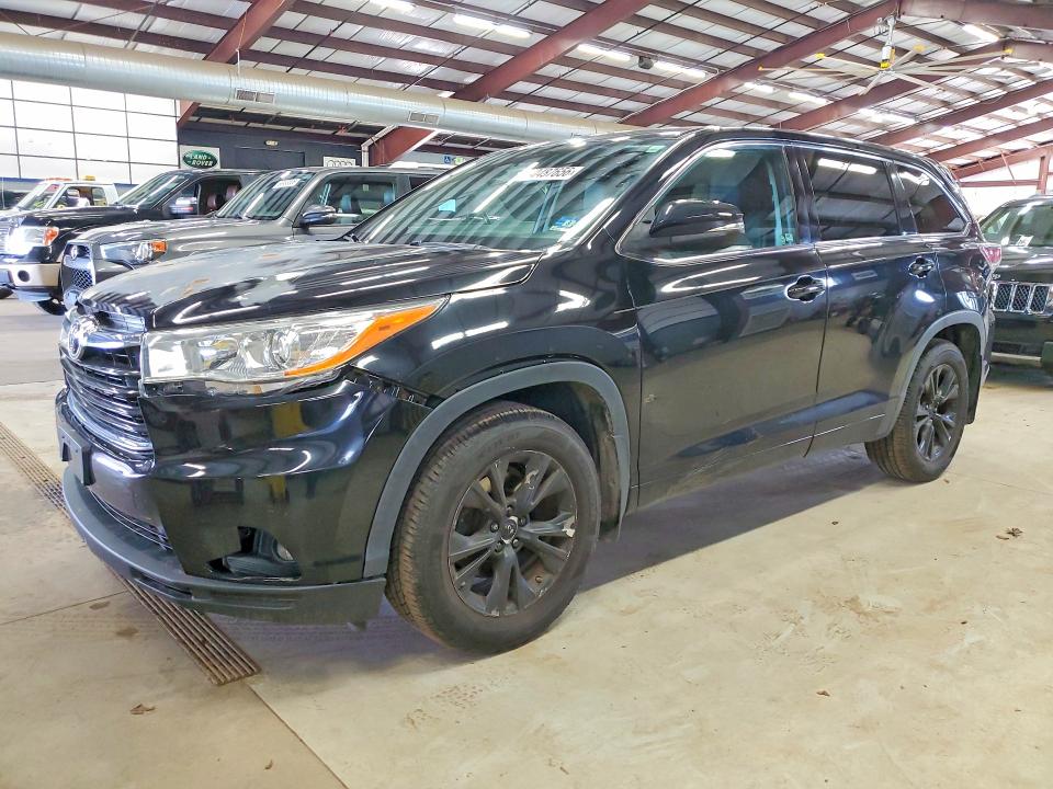 2014 Toyota Highlander VIN 5TDBKRFH8ES023860 COPART salvage auction — FRONT END, Nj - Certificate Of Title (P), sold $6,700 on 2026-07-20 (photo 1)