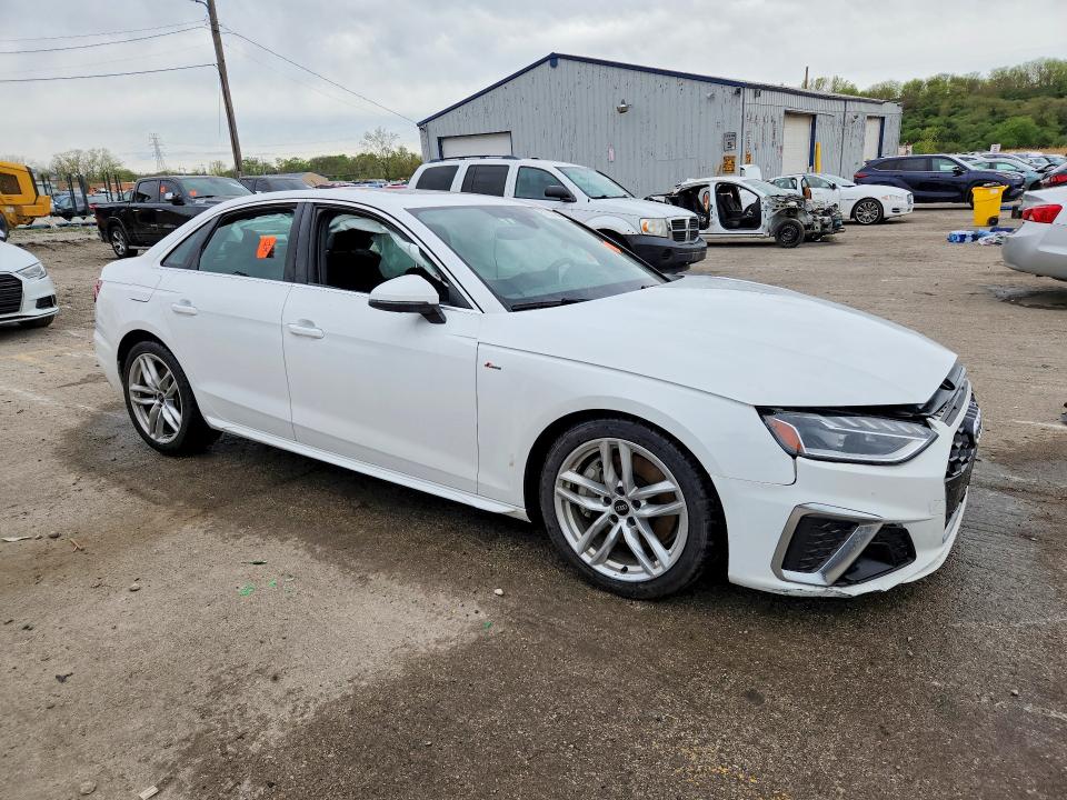 2023 Audi A4 VIN WAUEAAF48PN016802 COPART salvage auction — FRONT END, Il - Salvage Certificate, sold $5,700 on 2026-07-29 (photo 4)