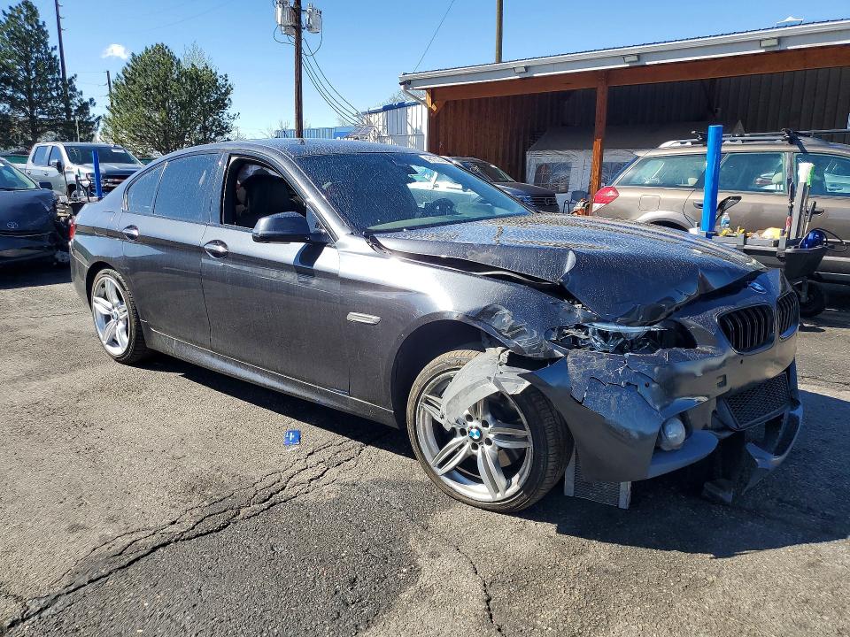 2015 BMW 5 series VIN WBA5B3C50FD543209 COPART salvage auction — FRONT END, CO - BILL OF SALE-PARTS ONLY, sold $275 on 2026-07-21 (photo 4)