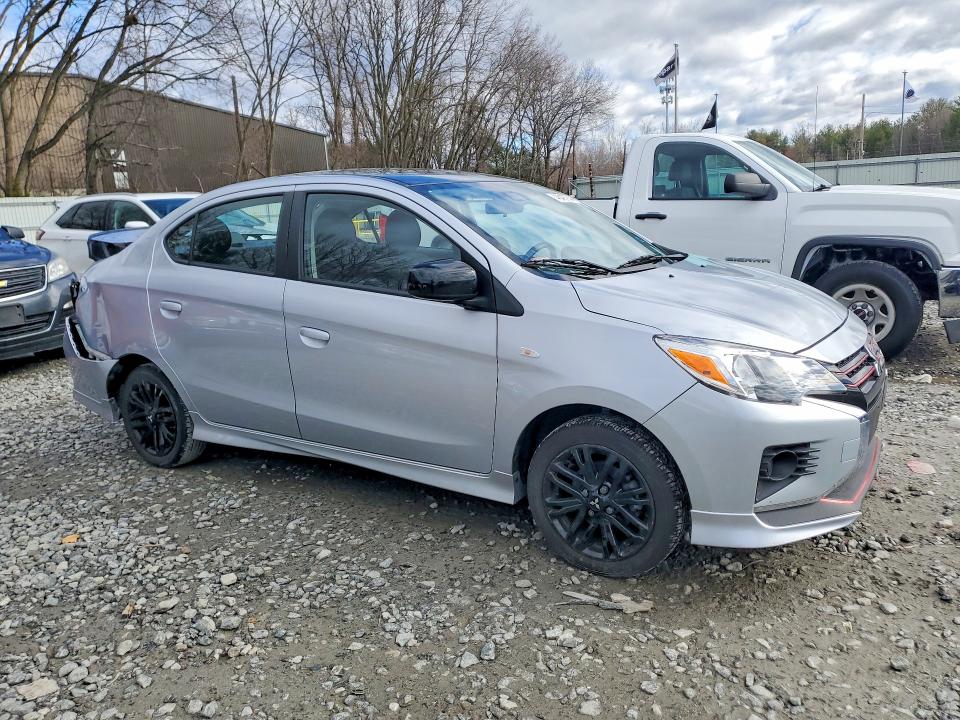 2024 Mitsubishi Mirage VIN ML32FUFJ2RHF03371 COPART salvage auction — REAR END, Salvage Title, sold $2,450 on 2026-07-17 (photo 4)