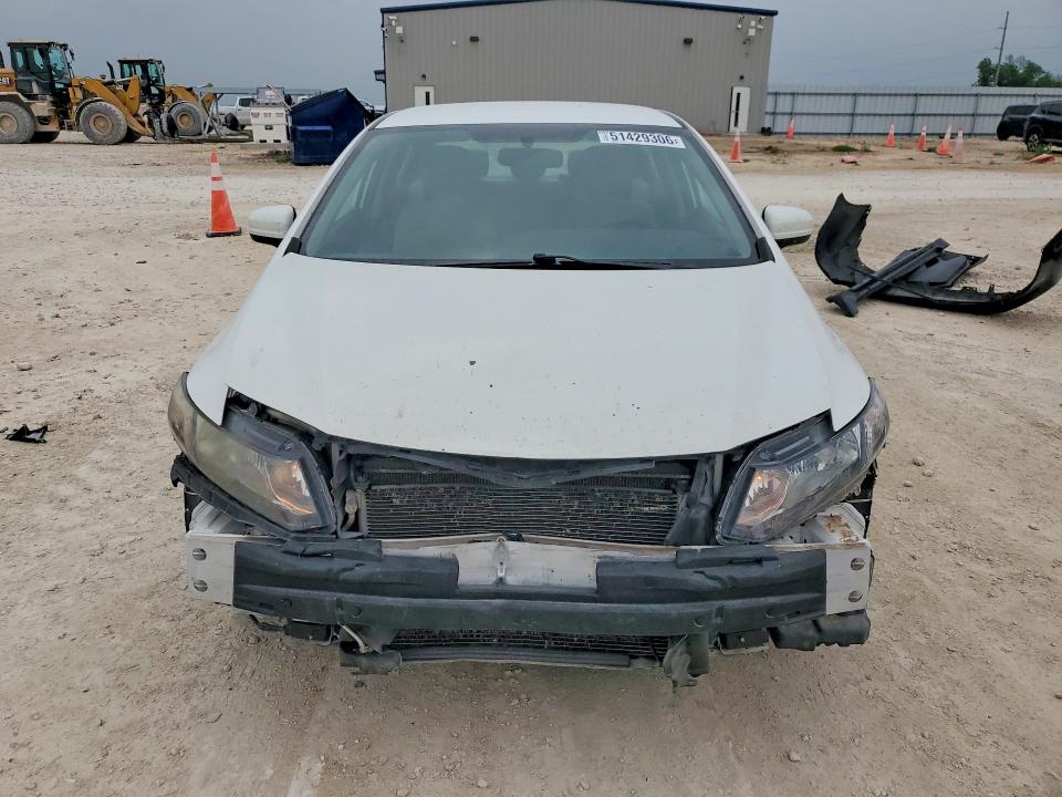 2015 Honda VIN 2HGFB2F54FH530271 COPART salvage auction — FRONT END, Tx - Salvage Vehicle Title, sold $70 on 2026-07-09 (photo 5)