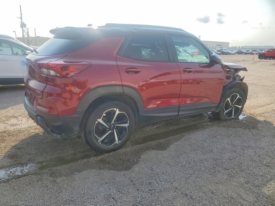 2022 Chevrolet Trailblazer VIN KL79MTSL1NB096685 COPART salvage auction — FRONT END, TX - CERTIFICATE OF TITLE, sold $150 on 2026-07-28 (photo 3)