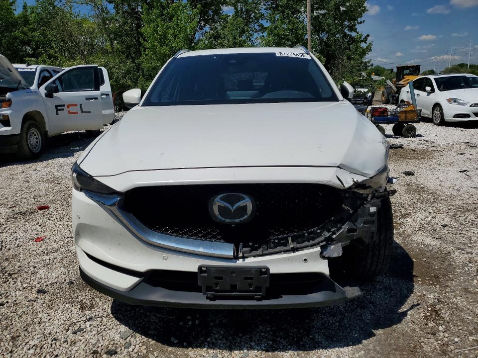 2021 Mazda Cx-5 VIN JM3KFBEY4M0336037 COPART salvage auction — FRONT END, Md - Cert Of Salvage > 75% Damage, sold $3,700 on 2026-07-28 (photo 5)