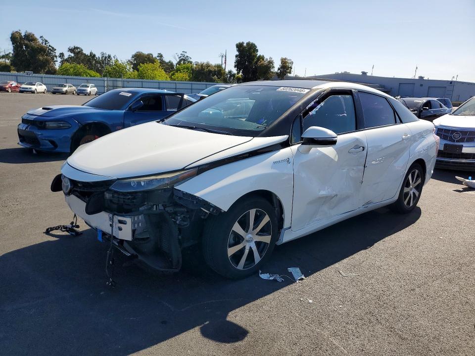 2016 Toyota Mirai VIN JTDBVRBD6GA000734 COPART salvage auction — FRONT END, Ca - Salvage Certificate, sold $225 on 2026-07-06 (photo 1)