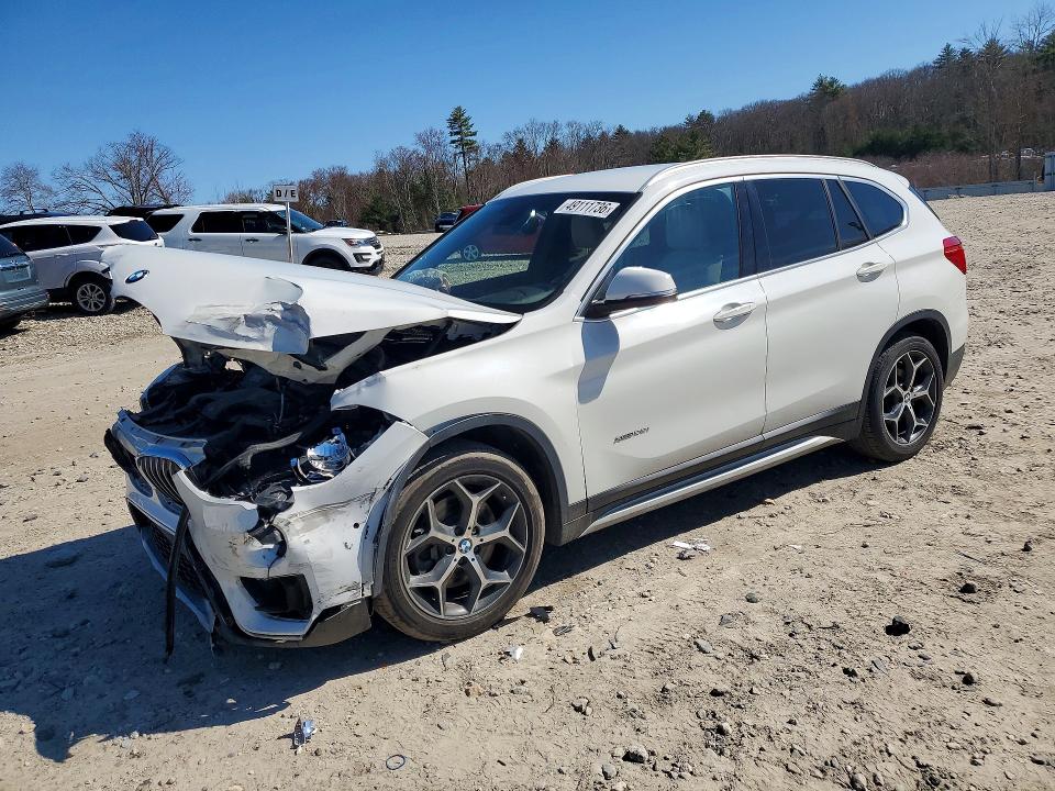 2016 BMW X1 VIN WBXHT3C38GP881729 COPART salvage auction — FRONT END, Ma - Cert Of Title-Reconstrctd Coll, sold $2,950 on 2026-07-08 (photo 1)