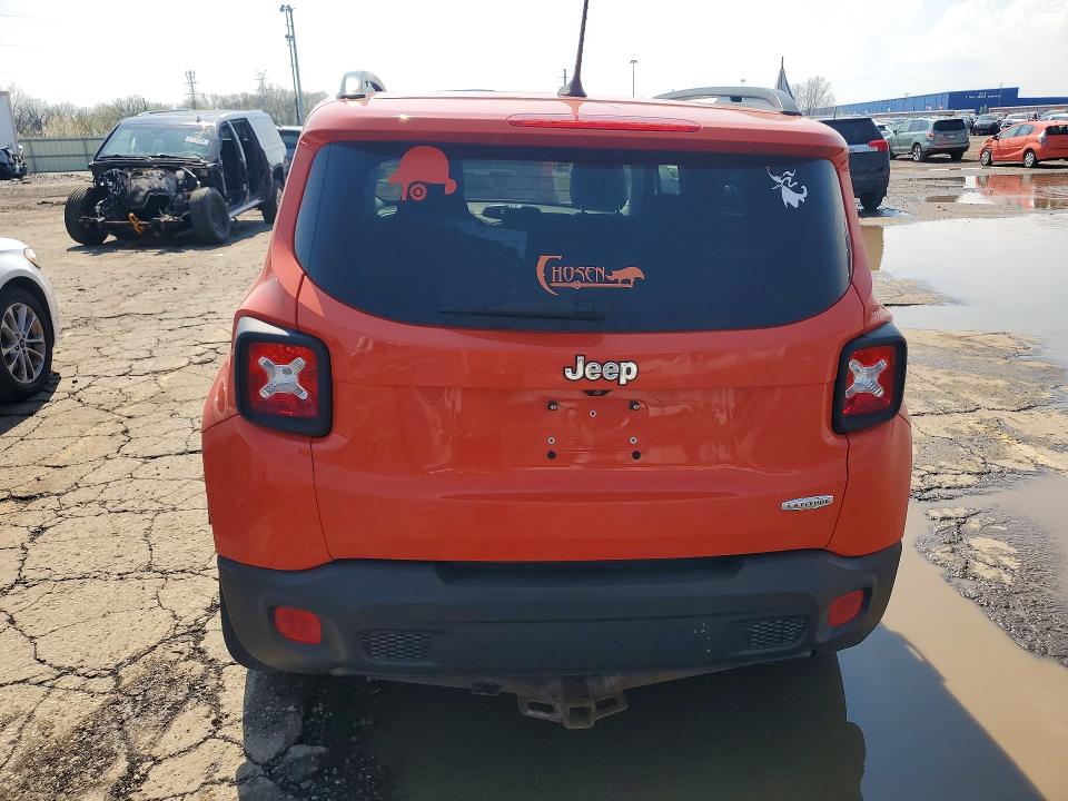 2015 Jeep Renegade VIN ZACCJABT2FPC34831 COPART salvage auction — FRONT END, Mi - Scrap-Bill Of Sale, sold $300 on 2026-07-28 (photo 6)