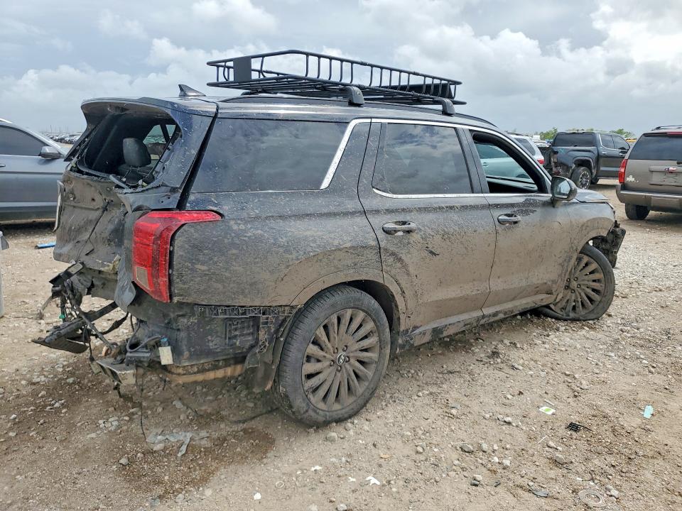 2024 Hyundai Palisade VIN KM8R7DGEXRU682057 COPART salvage auction — FRONT END, Tx - Salvage Vehicle Title, sold $7,000 on 2026-07-30 (photo 3)