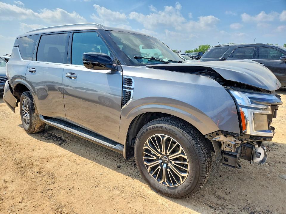 2025 Nissan VIN JN8AY3BA7S9000648 COPART salvage auction — FRONT END, Tx - Certificate Of Title, sold $14,200 on 2026-07-30 (photo 4)