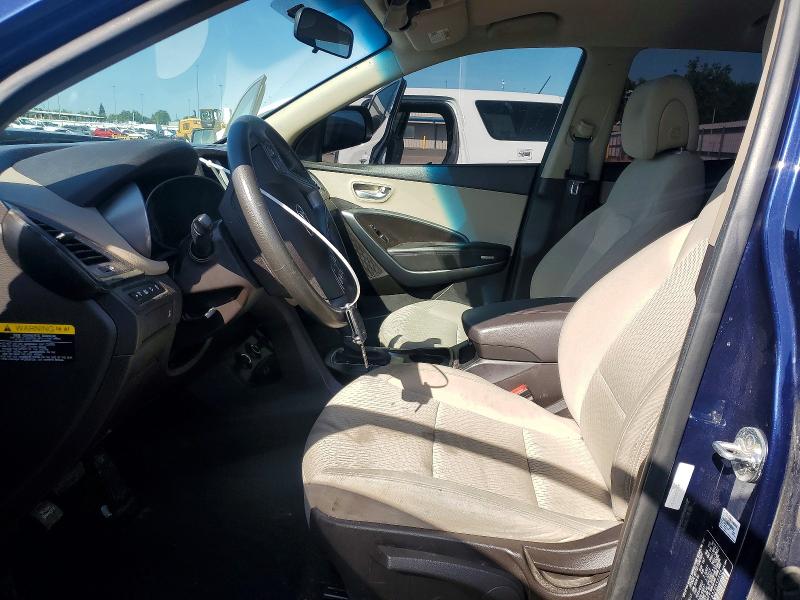 2018 Hyundai Santa fe VIN 5XYZTDLB3JG552350 COPART salvage auction — FRONT END, CA - SALVAGE CERTIFICATE, sold $1,800 on 2026-07-28 (photo 7)