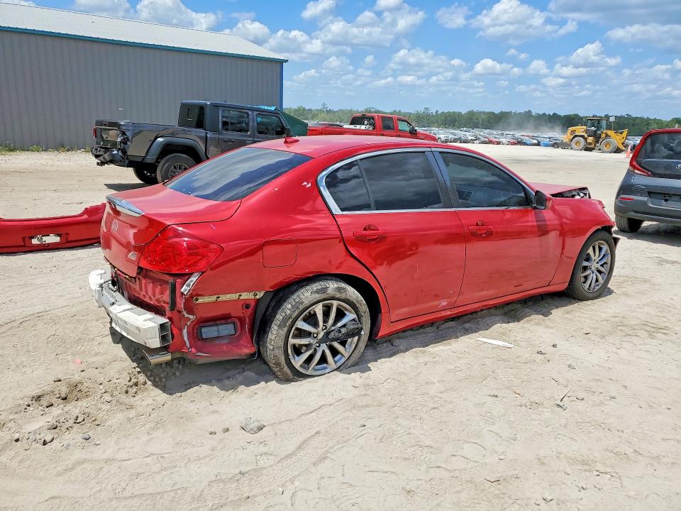 2009 Infiniti G37 VIN JNKCV61E89M311403 COPART salvage auction — FRONT END, FL - CERT OF TTL-REBUILT&SLVG RBLD, sold $375 on 2026-07-10 (photo 3)
