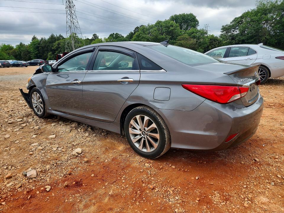 2014 Hyundai Sonata VIN 5NPEC4AC8EH867010 COPART salvage auction — FRONT END, Nc - Salvage Certificate Of Title, sold $350 on 2026-07-27 (photo 2)