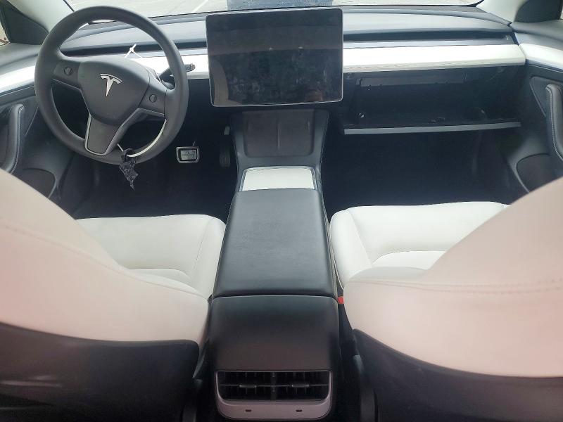 2022 Tesla Model 3 VIN 5YJ3E1EAXNF345101 COPART salvage auction — FRONT END, Tx - Salvage Vehicle Title, sold $175 on 2026-07-31 (photo 8)