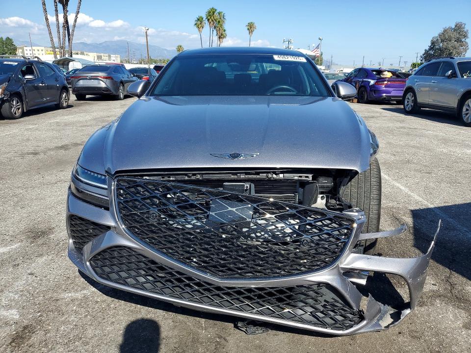 2025 Genesis G80 VIN KMTGG4SD5SU259615 COPART salvage auction — FRONT END, Ca - Salvage Certificate, sold $19,900 on 2026-07-03 (photo 5)