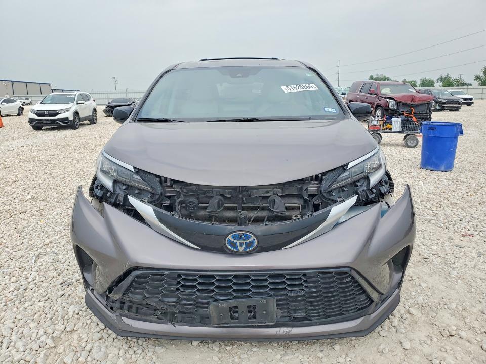 2022 Toyota VIN 5TDDRKEC9NS078285 COPART salvage auction — FRONT END, Tx - Salvage Vehicle Title, sold $15,600 on 2026-07-09 (photo 5)