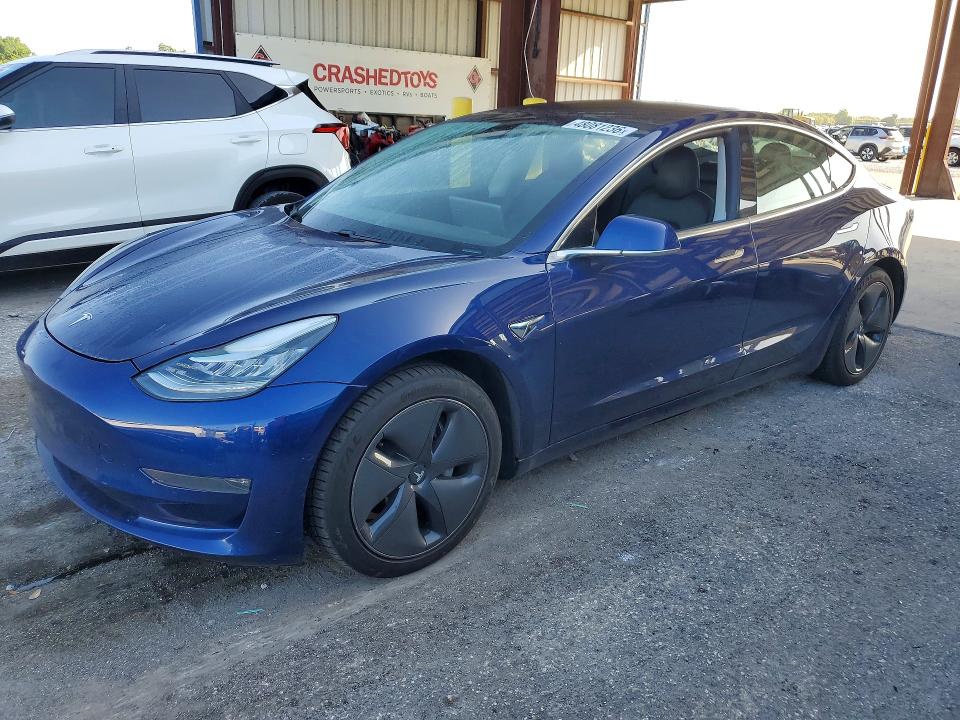 2020 Tesla Model 3 VIN 5YJ3E1EB9LF803104 COPART salvage auction — SIDE, FL, sold $3,750 on 2026-07-24 (photo 1)