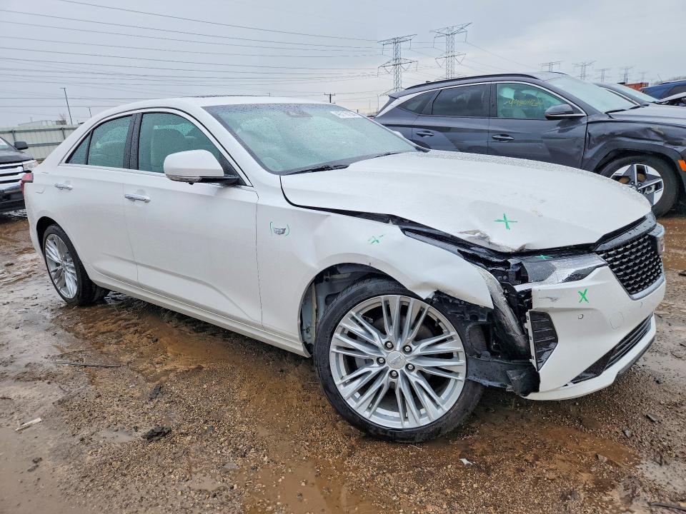 2023 Cadillac Ct4 VIN 1G6DF5RK0P0104552 COPART salvage auction — FRONT END, Il - Salvage Certificate, sold $8,300 on 2026-07-14 (photo 4)