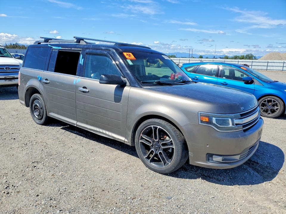 2013 Ford Flex VIN 2FMHK6DT7DBD03247 COPART salvage auction — MECHANICAL, Ca - Dis/Dlr/Exp Only Clean Title (P), sold $1,050 on 2026-07-08 (photo 4)