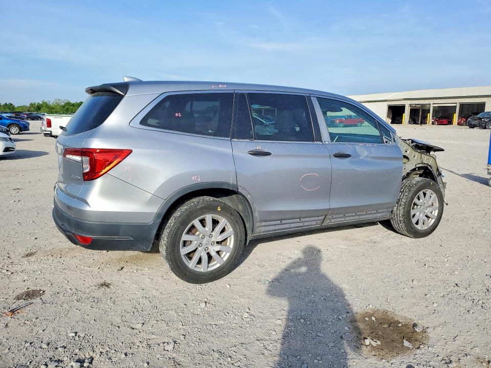 2019 Honda Pilot VIN 5FNYF6H19KB100894 COPART salvage auction — FRONT END, Tn - Salvage Certificate, sold $4,000 on 2026-07-03 (photo 3)