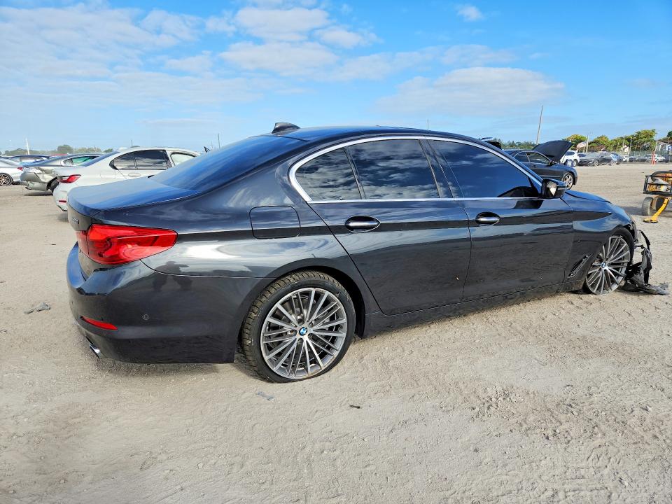 2017 BMW 5er VIN WBAJA5C34HG896887 COPART salvage auction — ROOF, Fl - Cert Of Title Slvg Rebuildable, sold $5,300 on 2026-07-14 (photo 3)