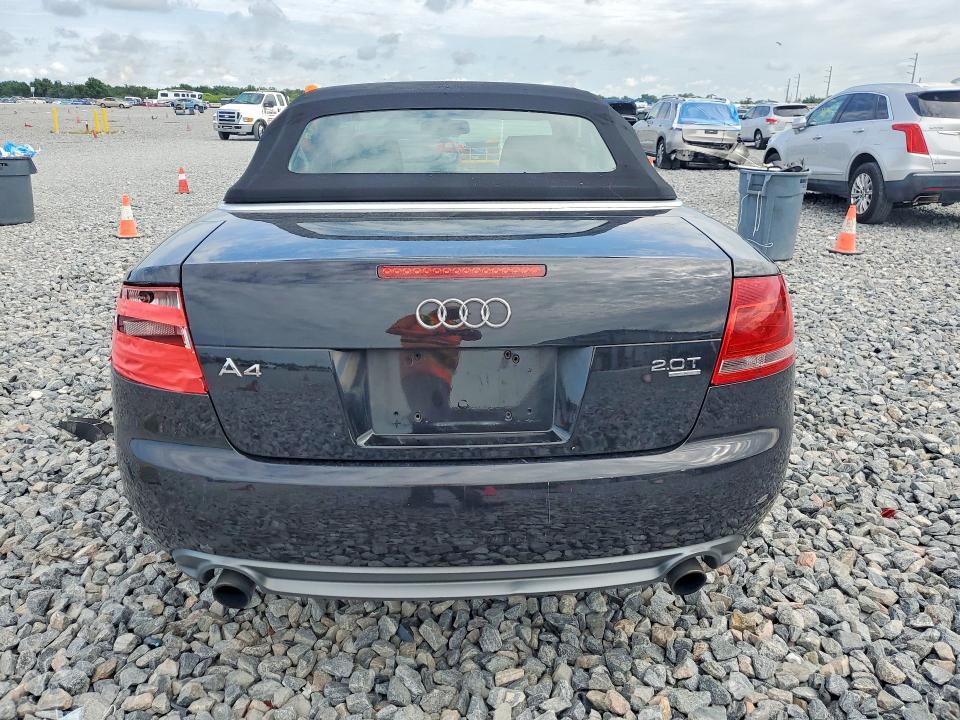 2007 Audi A4 VIN WAUEF48H67K019427 COPART salvage auction — SIDE, Fl - Cert Of Title Slvg Rebuildable, sold $400 on 2026-07-07 (photo 6)