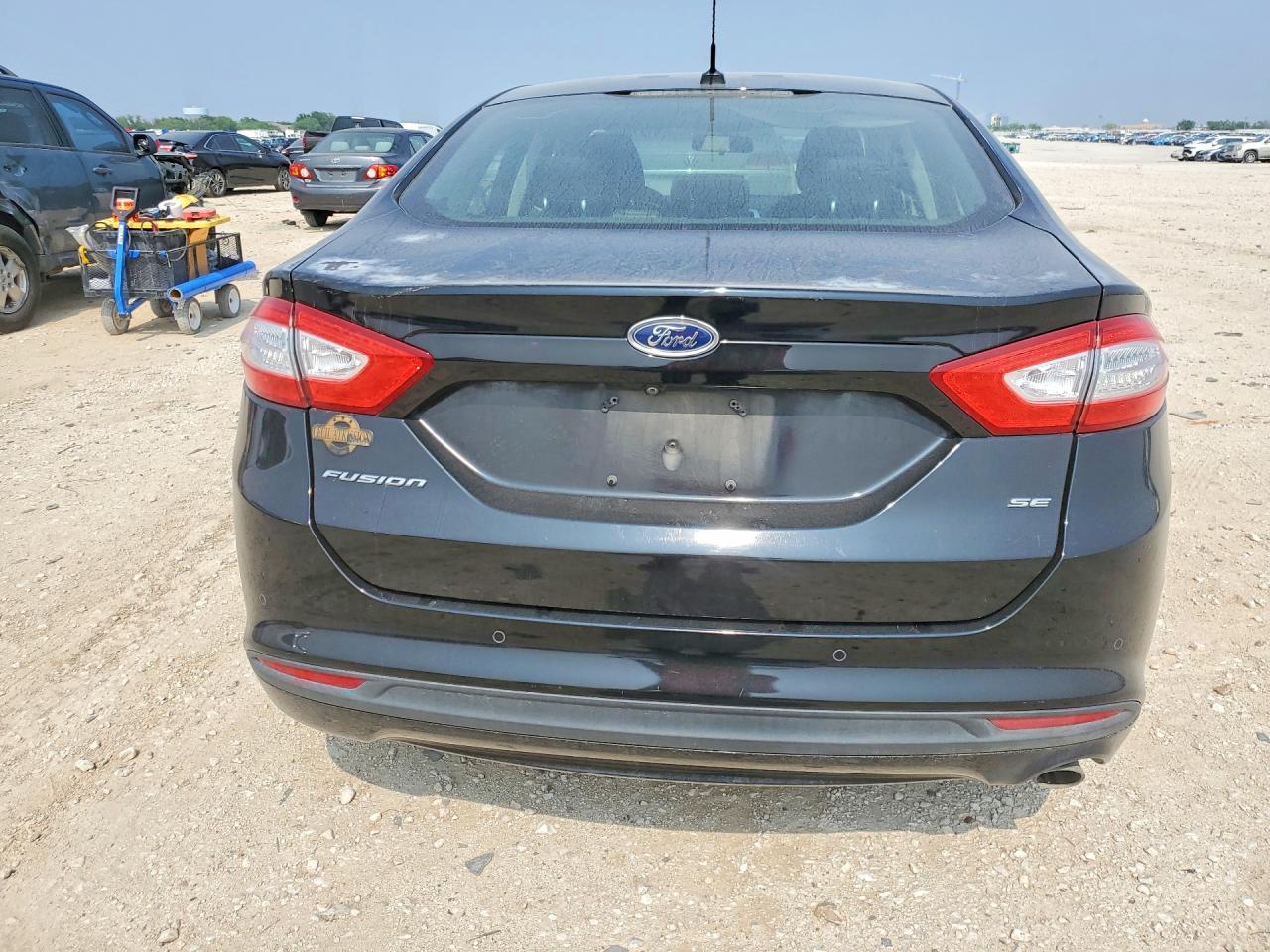 2016 Ford Fusion VIN 3FA6P0H71GR354861 COPART salvage auction — Side, TX - SALVAGE VEHICLE TITLE (P), sold $1,650 on 2026-07-09 (photo 6)