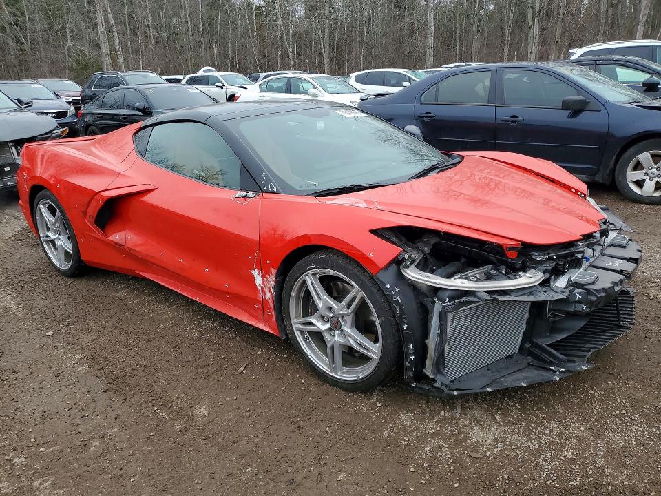 2022 Chevrolet Corvette VIN 1G1YB2D47N5121620 COPART salvage auction — FRONT END, ON - PERMIT NO BRAND - UNFIT, sold $51,000 on 2026-07-02 (photo 4)