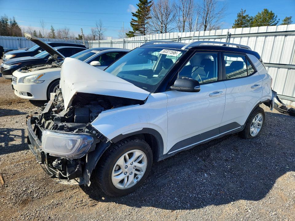 2021 Hyundai Venue VIN KMHRC8A37MU069445 COPART salvage auction — FRONT END, On - Permit Salvage, sold $1,250 on 2026-07-07 (photo 1)