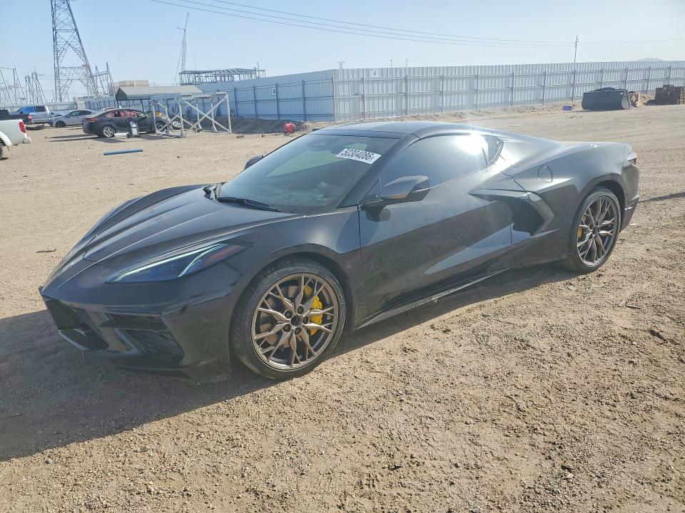 2026 Chevrolet Corvette VIN 1G1YA2D42T5106491 COPART salvage auction — REAR END, Ca - Salvage Certificate, sold $46,500 on 2026-07-20 (photo 1)