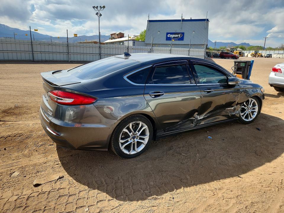 2019 Ford Fusion VIN 3FA6P0RU3KR240180 COPART salvage auction — SIDE, Co - Salvage Title, sold $3,900 on 2026-07-02 (photo 3)