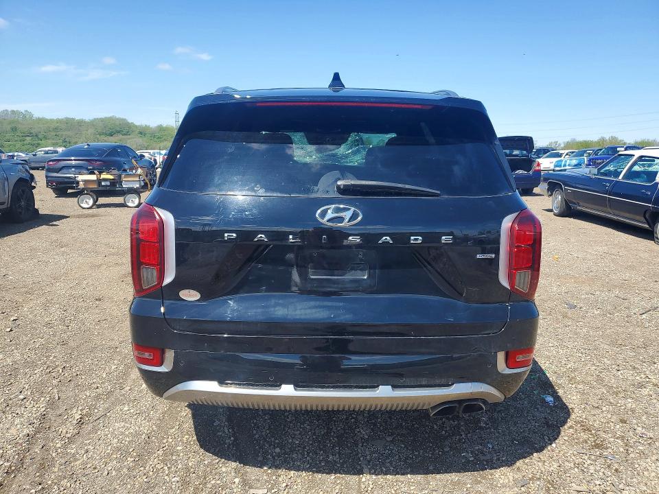 2022 Hyundai Palisade VIN KM8R7DHE7NU426600 COPART salvage auction — HAIL, Il - Salvage Certificate, sold $5,200 on 2026-07-29 (photo 6)