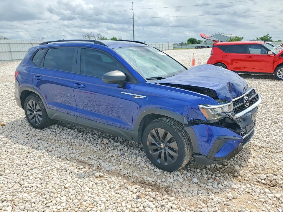 2023 Volkswagen Taos VIN 3VVDX7B28PM326464 COPART salvage auction — FRONT END, Tx - Salvage Vehicle Title, sold $4,400 on 2026-07-02 (photo 4)