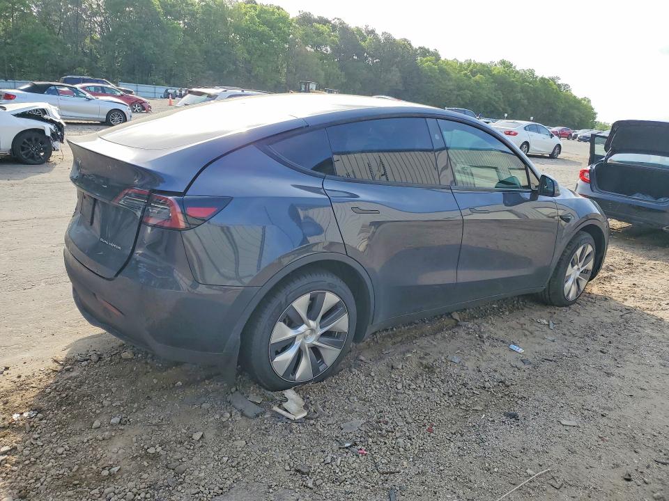 2024 Tesla Model y VIN 7SAYGDEE6RA263022 COPART salvage auction — REAR END, Ga - Cert Of Title-Salvage, sold $450 on 2026-07-31 (photo 3)