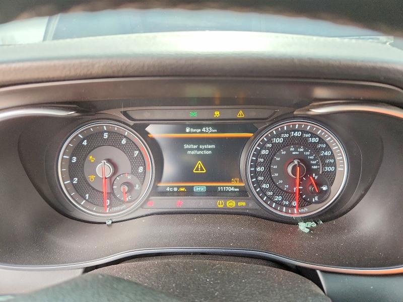 2021 Genesis G70 VIN KMTG54LE9MU073429 COPART salvage auction — FRONT END, Ab - Bos - Salvage, sold $3,450 on 2026-07-07 (photo 9)