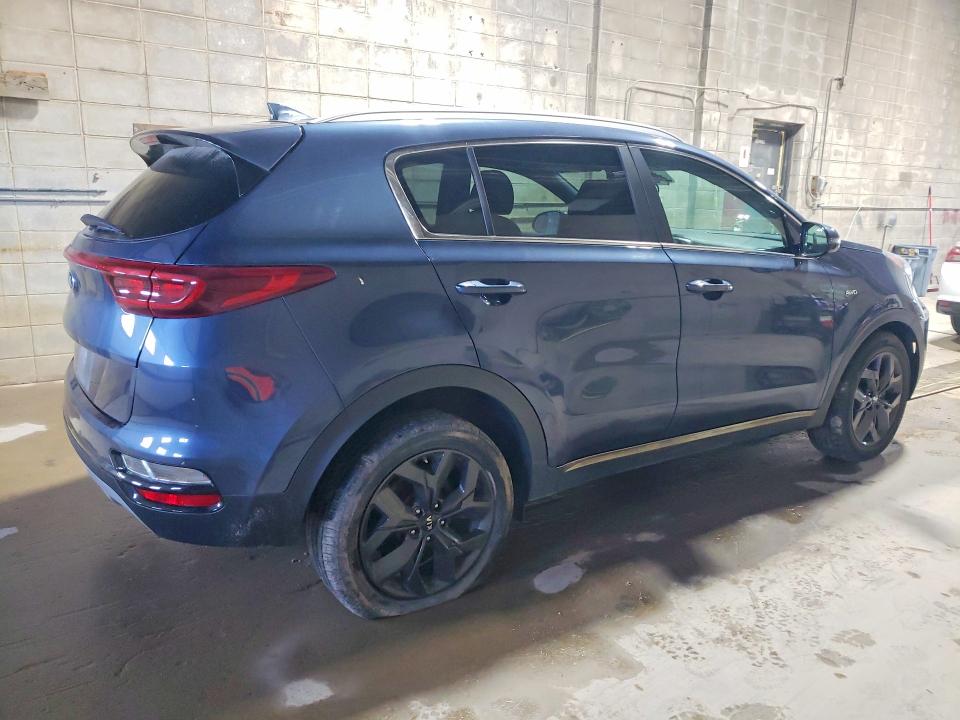 2021 Kia Sportage VIN KNDP6CAC3M7905983 COPART salvage auction — VANDALISM, Mn - Cert Of Title-Salvage, sold $300 on 2026-07-30 (photo 3)