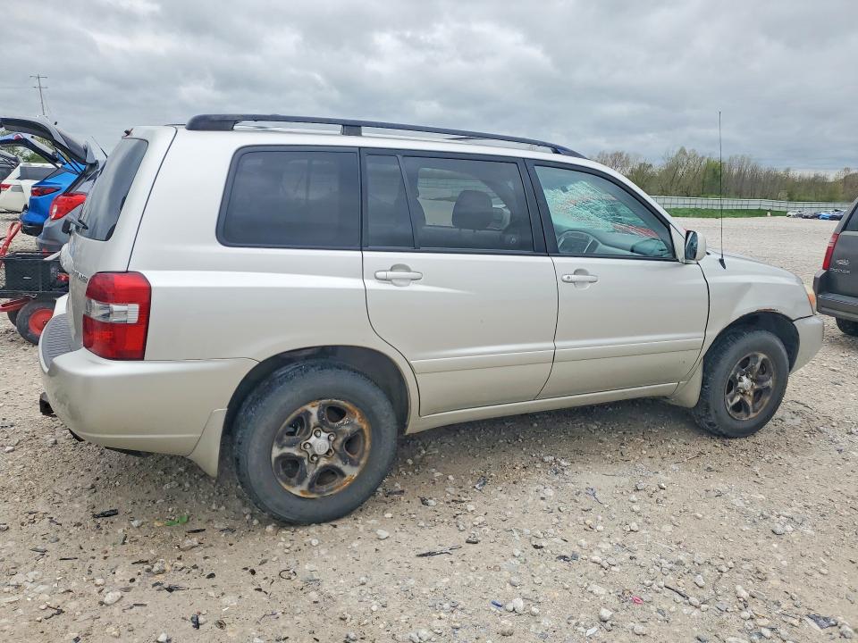 2006 Toyota Highlander VIN JTEHD21A760045208 COPART salvage auction — HAIL, Mi - Certificate Of Title, sold $1,250 on 2026-07-02 (photo 3)