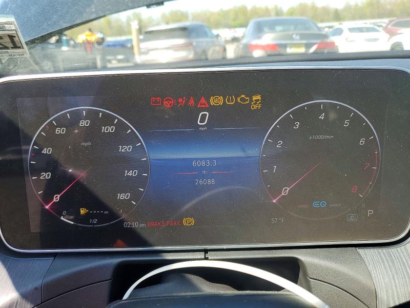 2022 Mercedes-benz C-klasse VIN W1KAF4HB5NR011312 COPART salvage auction — FRONT END, Id - Salvage Certificate Of Title, sold $13,500 on 2026-07-10 (photo 9)