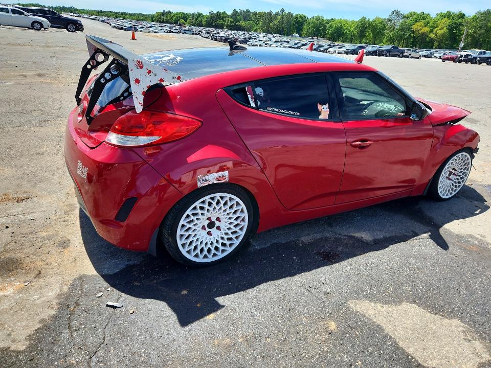 2012 Hyundai Veloster VIN KMHTC6ADXCU049076 COPART salvage auction — FRONT END, Al - Cert Of Title-Salvage Title, sold $475 on 2026-07-27 (photo 3)