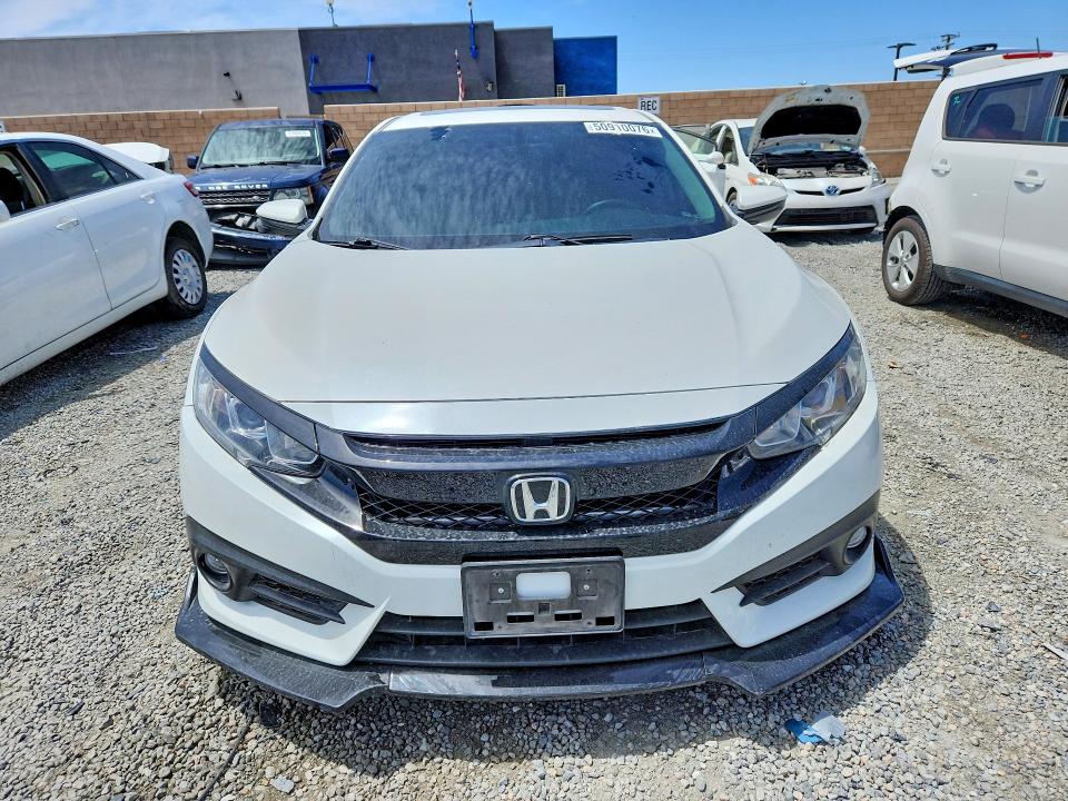 2018 Honda Civic VIN JHMFC1F72JX037747 COPART salvage auction — VANDALISM, Ca - Salvage Certificate, sold $9,100 on 2026-07-15 (photo 5)
