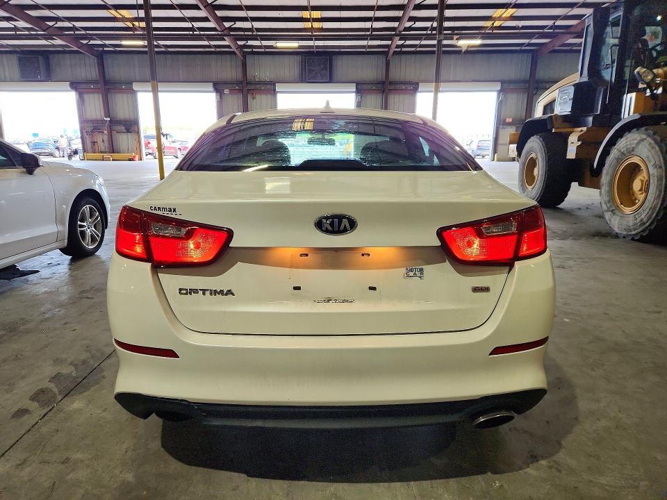 2015 Kia Optima VIN KNAGM4A76F5639417 COPART salvage auction — FRONT END, Salvage Title, sold $600 on 2026-09-04 (photo 6)
