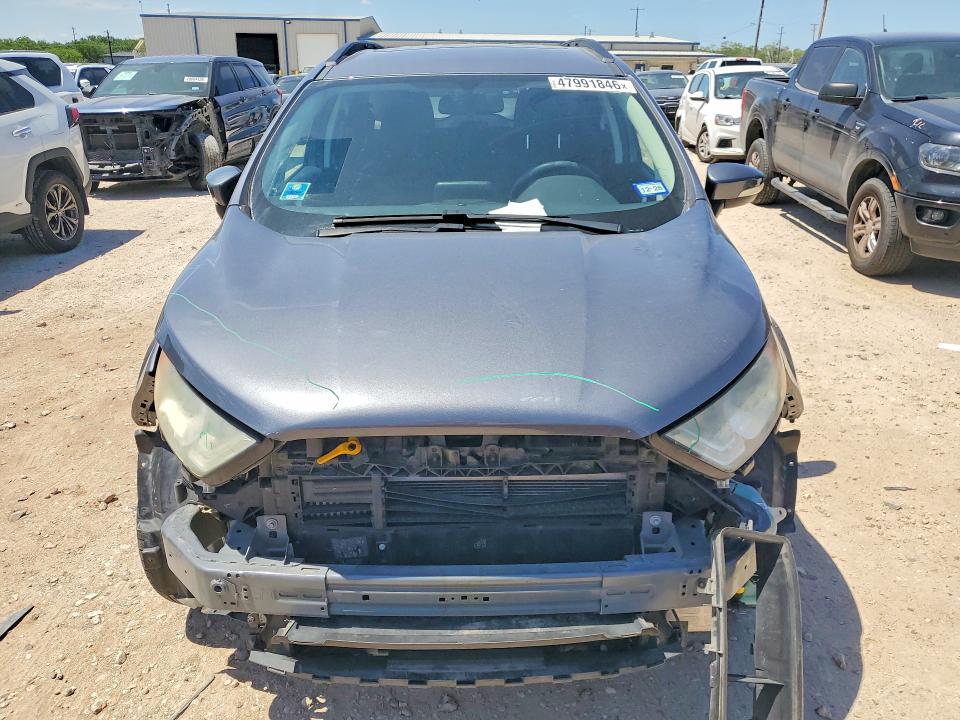 2019 Ford Ecosport VIN MAJ3S2GE6KC272497 COPART salvage auction — FRONT END, Tx - Salvage Vehicle Title, sold $1,750 on 2026-07-09 (photo 5)