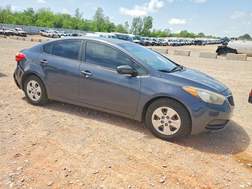 2016 Kia Forte VIN KNAFK4A62G5496380 COPART salvage auction — REAR END, Ok - Cert Of Title-Salvage, sold $1,150 on 2026-07-16 (photo 4)
