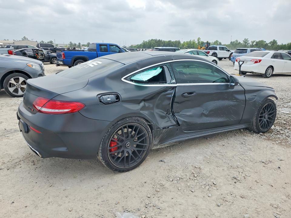 2017 Mercedes-benz C-klasse VIN WDDWJ8HB6HF450178 COPART salvage auction — FRONT END, TX - SALVAGE VEHICLE TITLE, sold $8,500 on 2026-07-10 (photo 3)