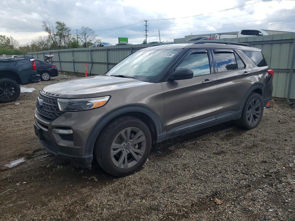 2021 Ford Explorer VIN 1FMSK8DH6MGB09914 — COPART salvage auction photo
